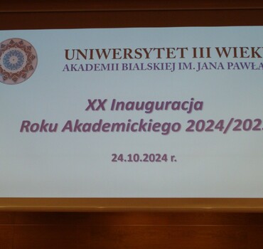 XX Inauguracja UTW